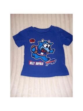 NFL Buffalo Bills Football T-shirt Toddler Boys Size 2T Billy Buffalo